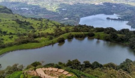 Anjaneri Hills view from base village