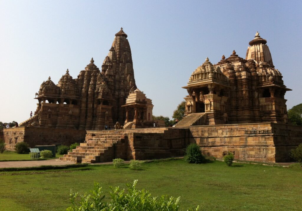 Multiple shikharas of Vishvanatha Temple symbolizing cosmic elevation
