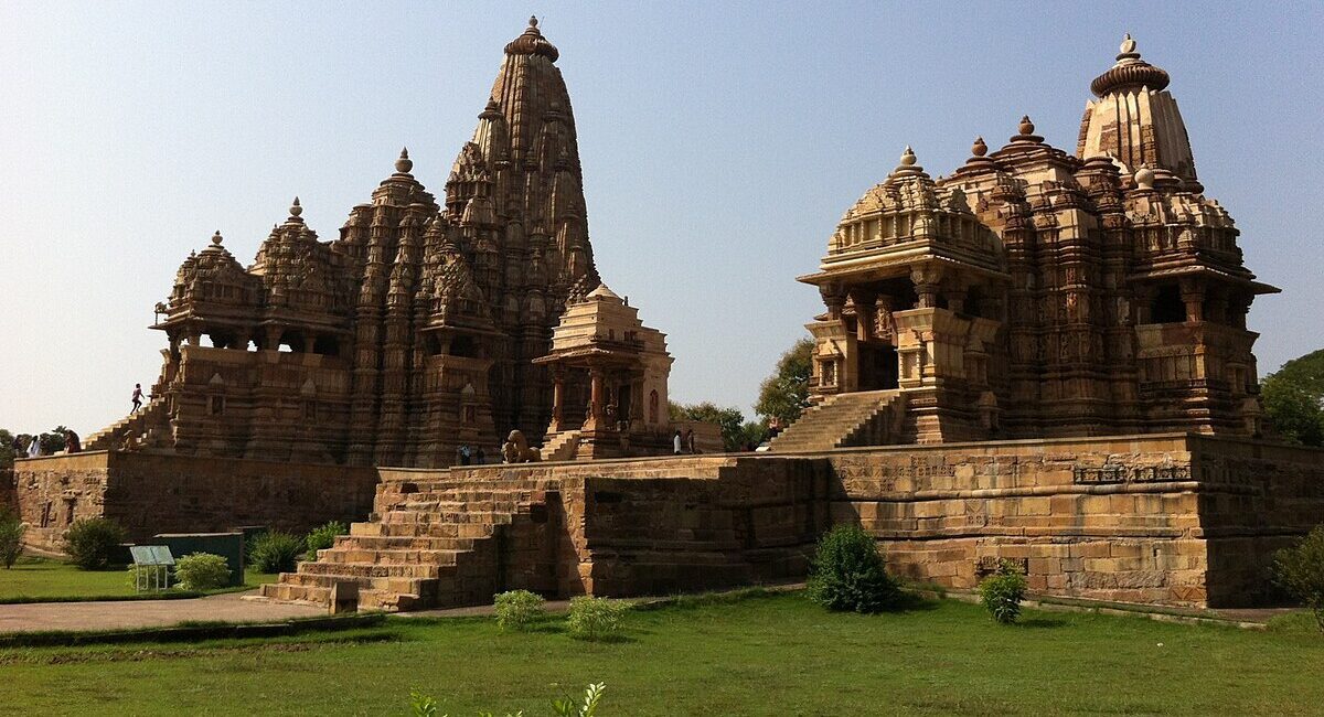 Khajuraho Group of Monuments - Sunrise over Khajuraho Temples