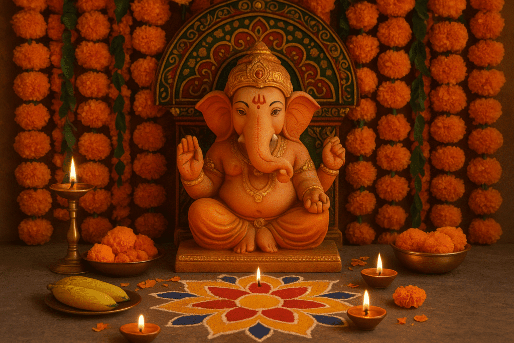 Ganesh Festival decoration
