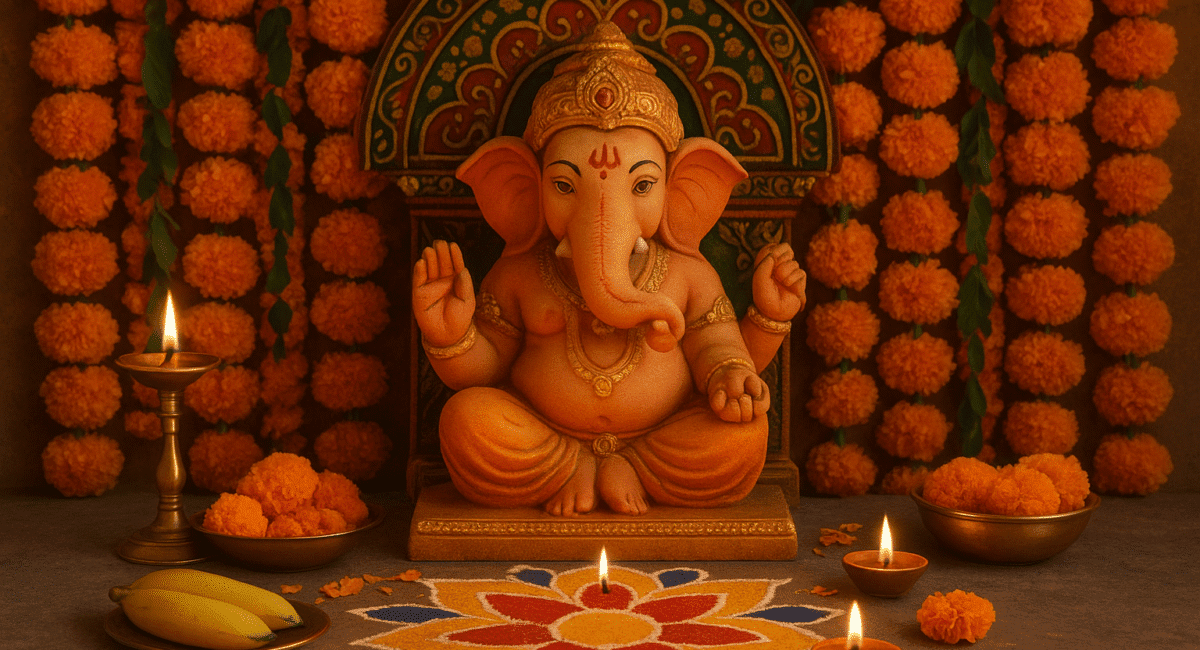 Ganesh Festival decoration