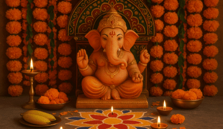 Ganesh Festival decoration