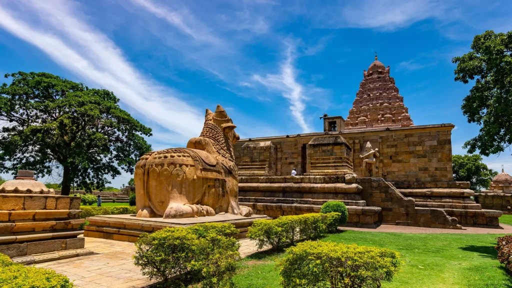 Temple of Gangaikonda Cholapuram main entrance view