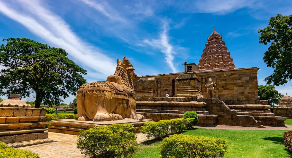 Temple of Gangaikonda Cholapuram main entrance view