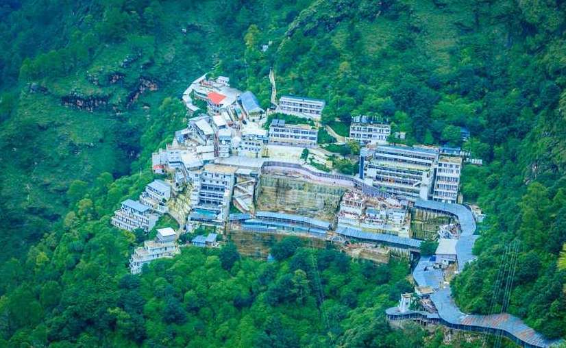 Vaishno Devi Temple Jammu view