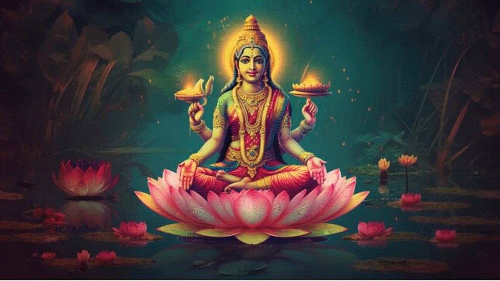 दिवाळीत लक्ष्मी पूजन