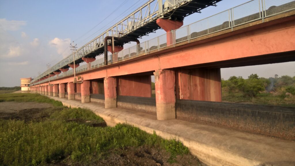 Manjira River flowing near Nizam Sagar Dam in Telangana