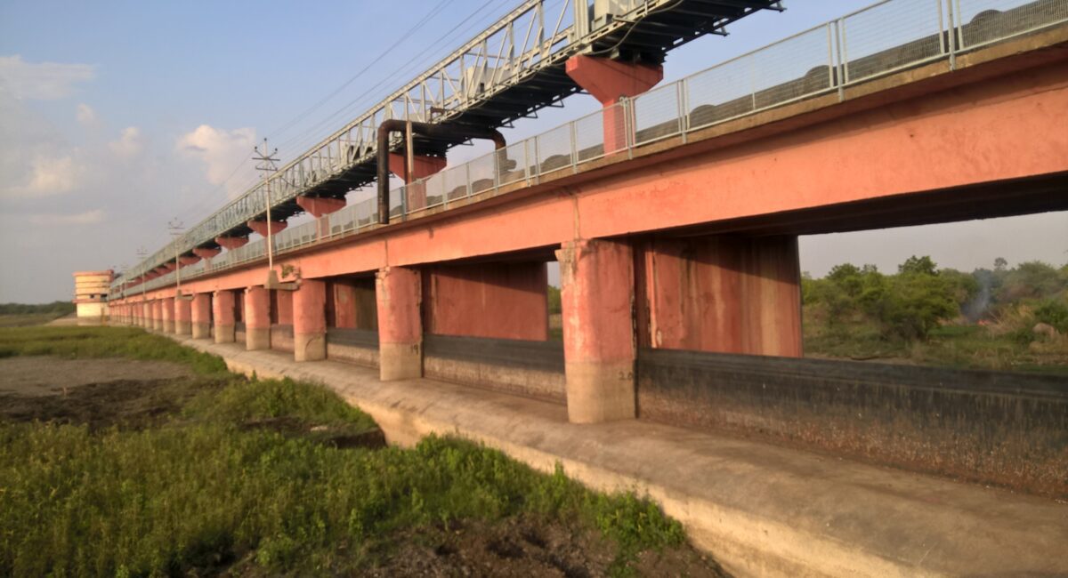 Manjira River flowing near Nizam Sagar Dam in Telangana