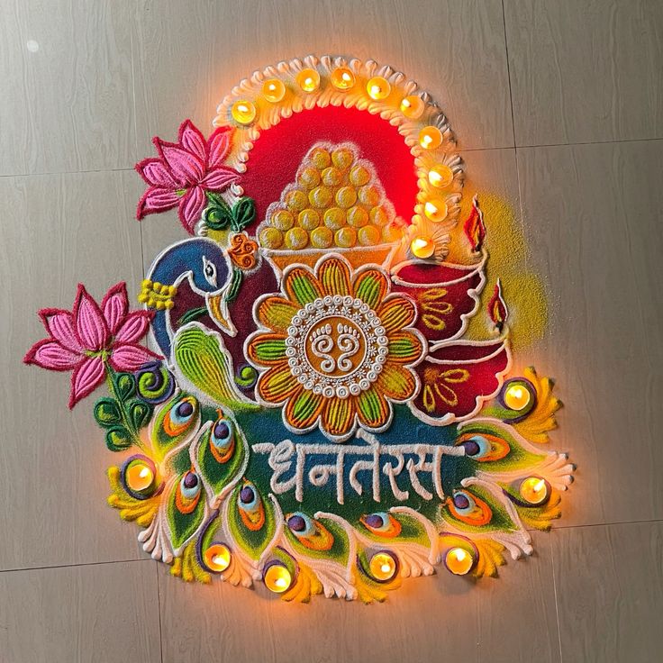 Dhanteras Special Rangoli Design 2 a2a22c85df5a3e47ae348d358066ee1f