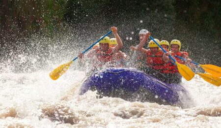Kundalika River – Maharashtra’s Thrilling Rafting Destination 3 Tourists enjoying rafting in Kundalika River at Kolad