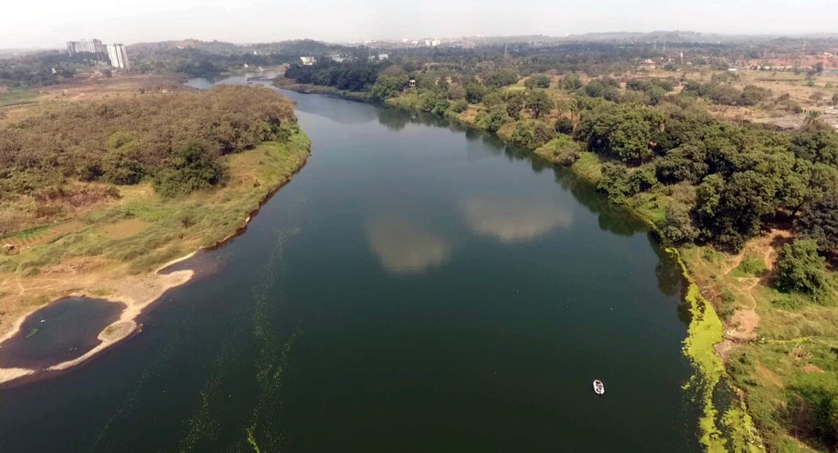Ulhas River flowing through Thane with scenic landscape