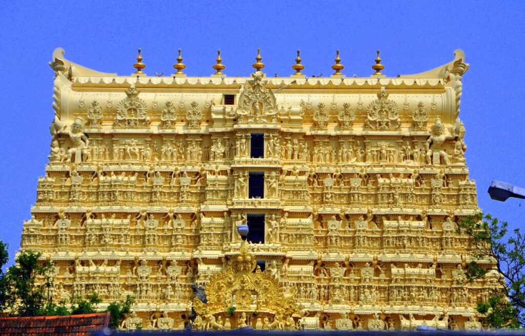 Padmanabhaswamy Temple 1 Padmanabhaswamy temple anantha shayana vishnu mural