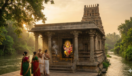 Vadapally Lakshmi Narasimha Swamy Temple in Telangana near Godavari river