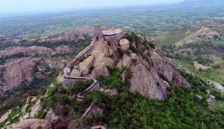 Sholingur Temple Top View